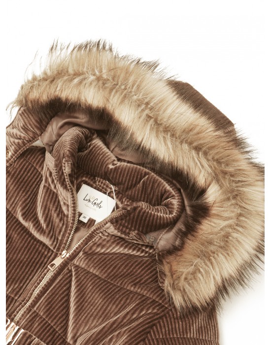Girls Jacket Quilted Mouse